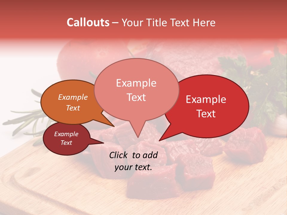 Seasoning Piece Green PowerPoint Template