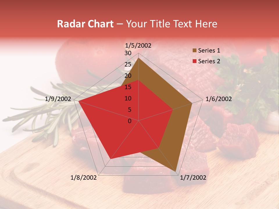 Seasoning Piece Green PowerPoint Template