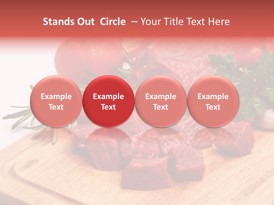 Seasoning Piece Green PowerPoint Template