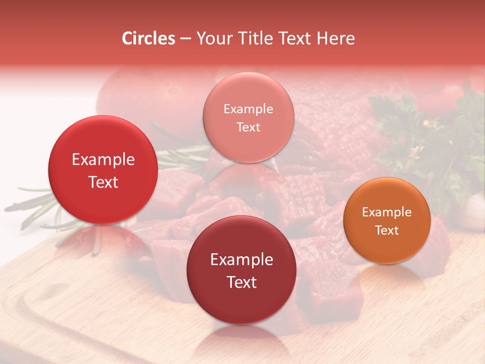 Seasoning Piece Green PowerPoint Template