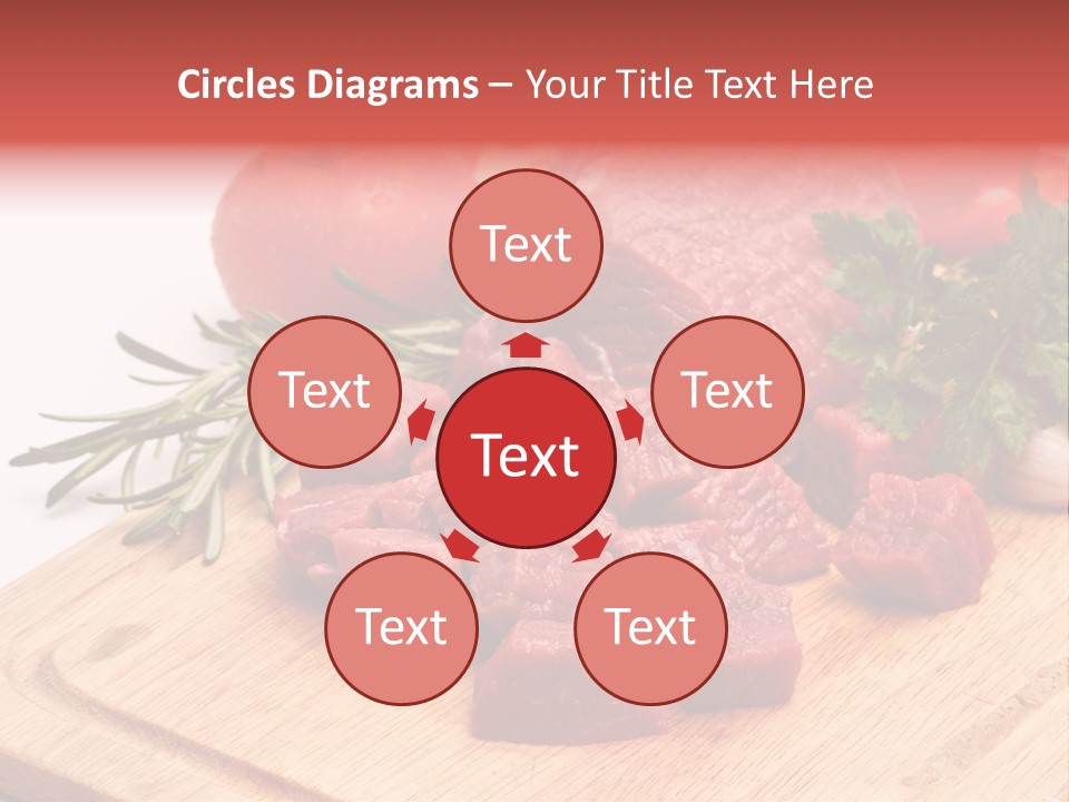 Seasoning Piece Green PowerPoint Template