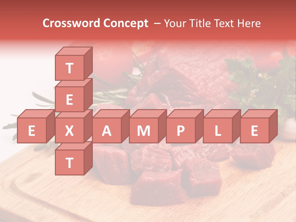 Seasoning Piece Green PowerPoint Template