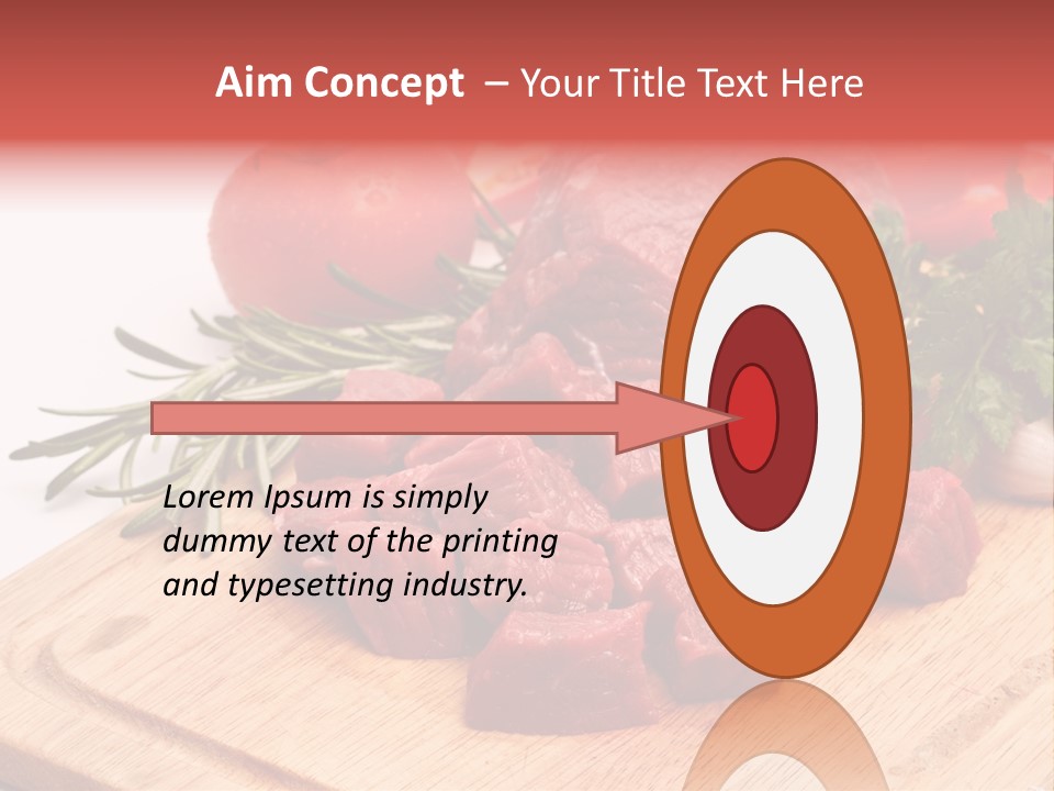 Seasoning Piece Green PowerPoint Template