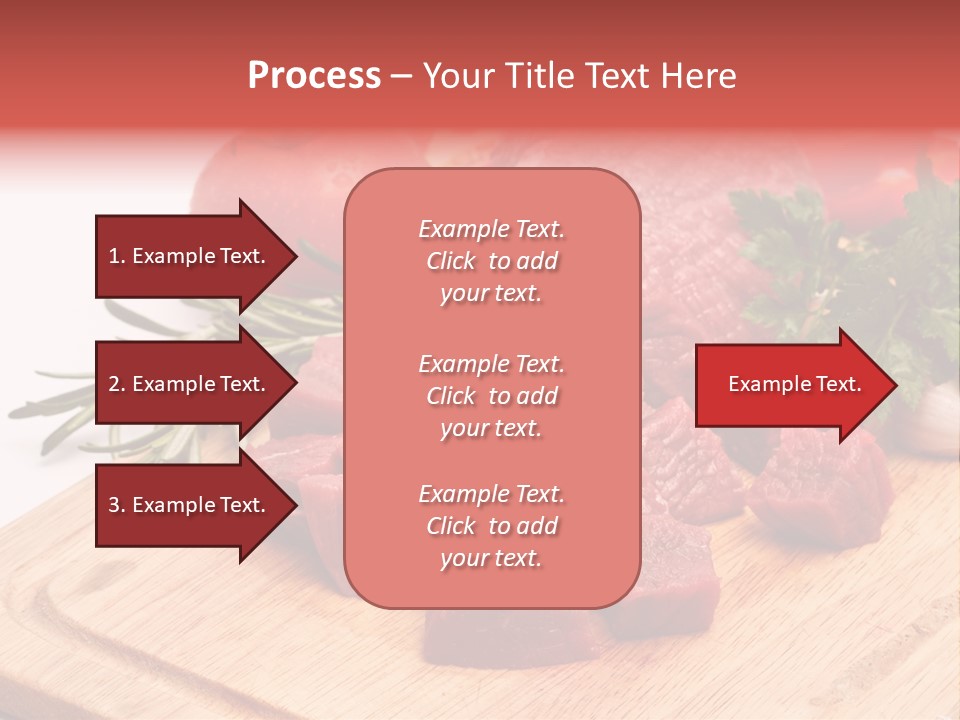 Seasoning Piece Green PowerPoint Template