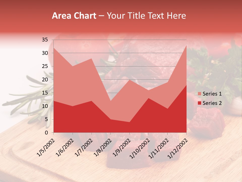 Seasoning Piece Green PowerPoint Template