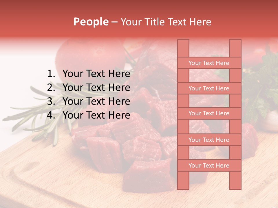 Seasoning Piece Green PowerPoint Template
