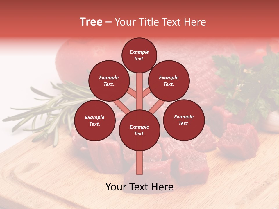 Seasoning Piece Green PowerPoint Template