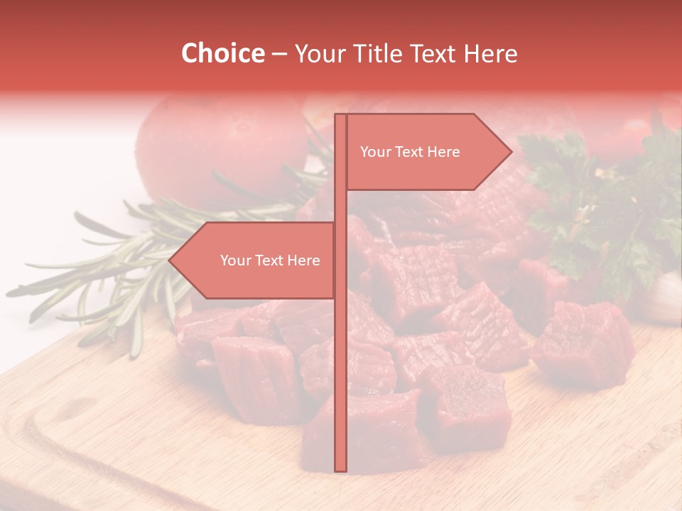 Seasoning Piece Green PowerPoint Template