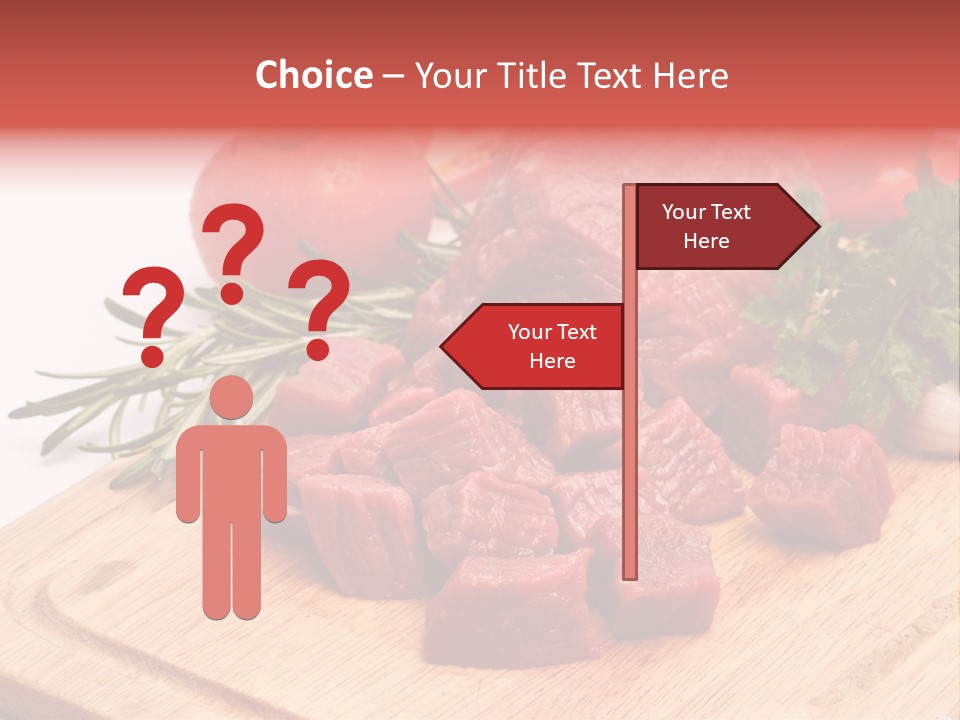 Seasoning Piece Green PowerPoint Template