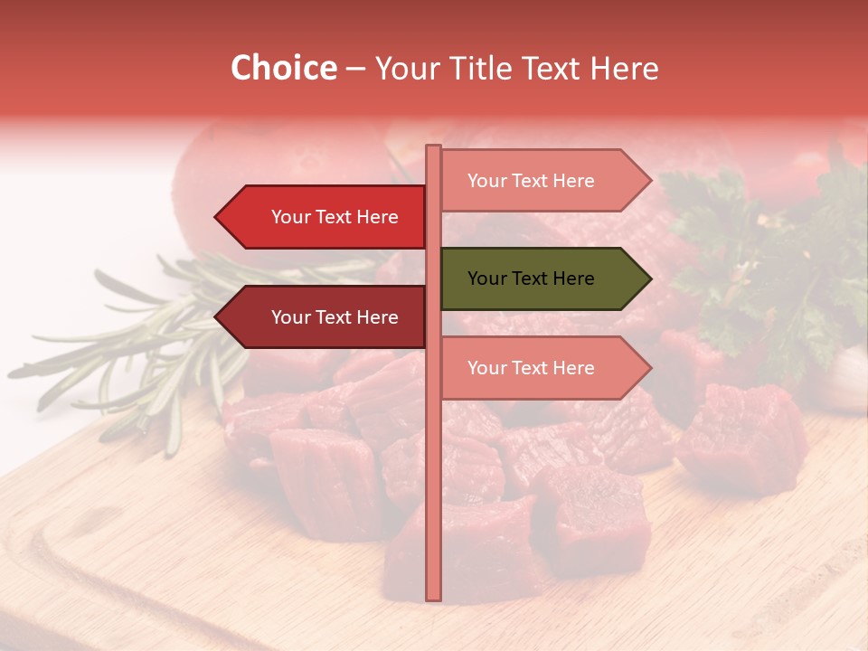 Seasoning Piece Green PowerPoint Template