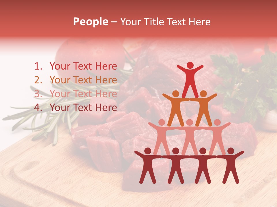 Seasoning Piece Green PowerPoint Template