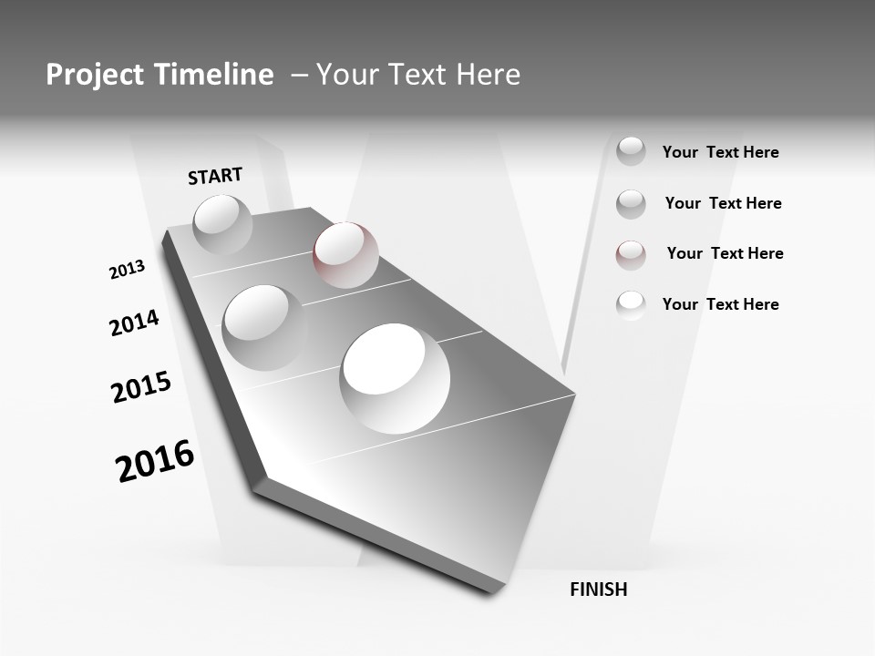 A White Letter With A Shadow On It PowerPoint Template