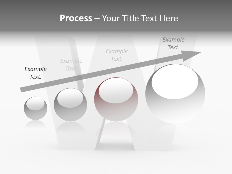 A White Letter With A Shadow On It PowerPoint Template