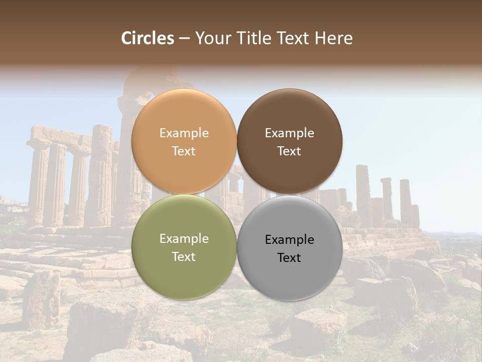 Holiday Yellow Defocused PowerPoint Template
