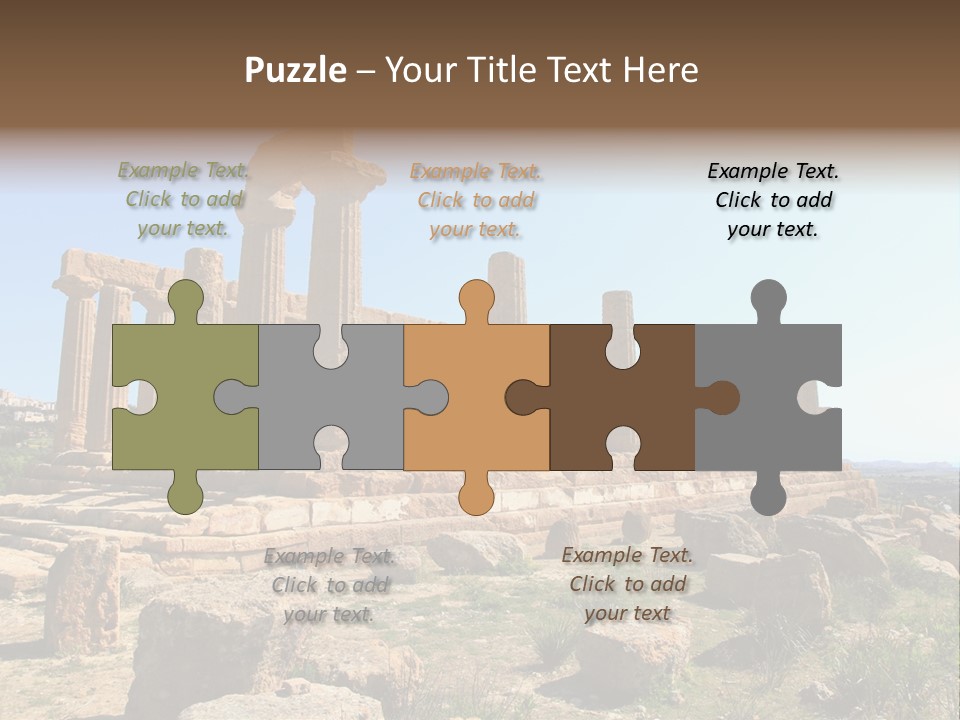 Holiday Yellow Defocused PowerPoint Template