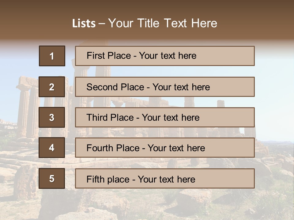 Holiday Yellow Defocused PowerPoint Template