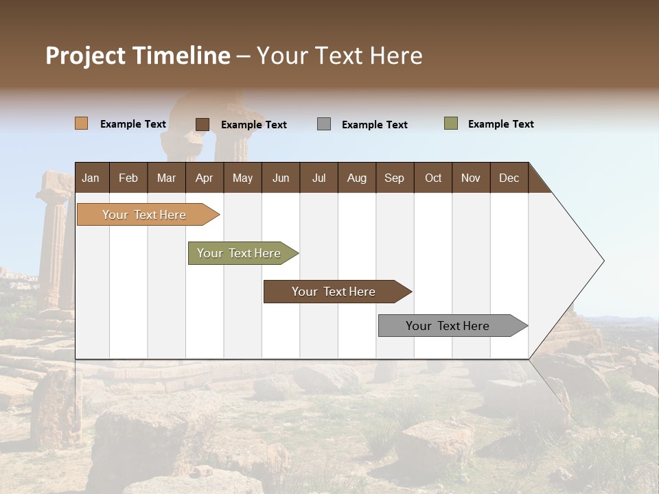 Holiday Yellow Defocused PowerPoint Template