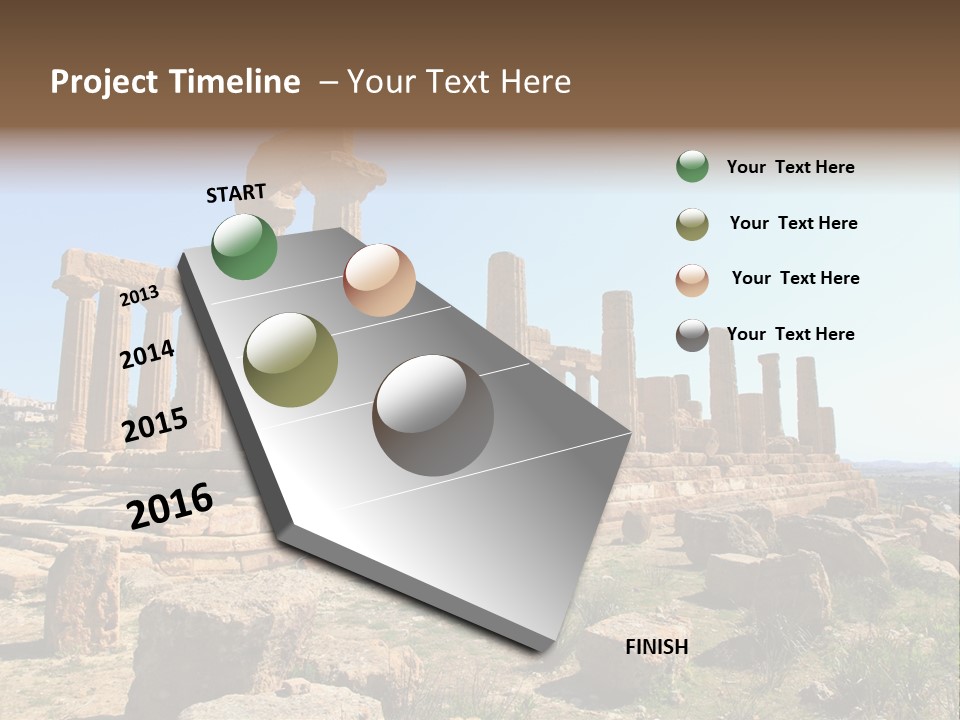 Holiday Yellow Defocused PowerPoint Template