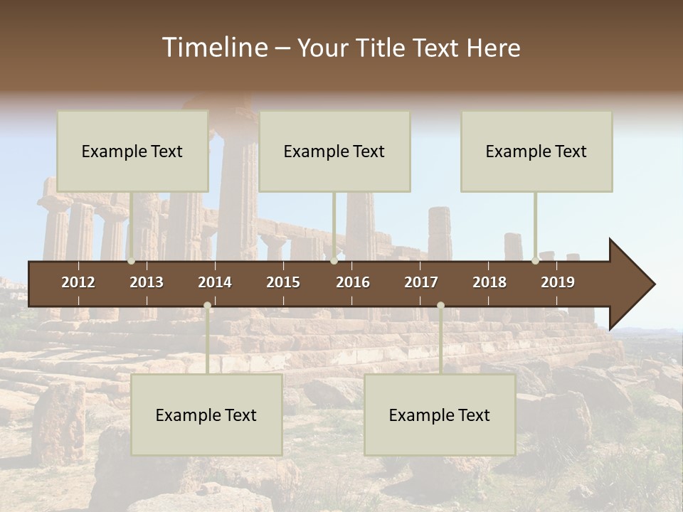 Holiday Yellow Defocused PowerPoint Template