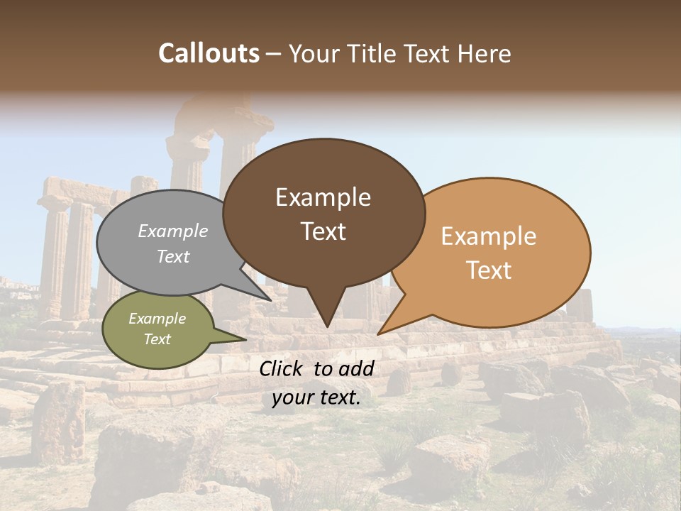 Holiday Yellow Defocused PowerPoint Template