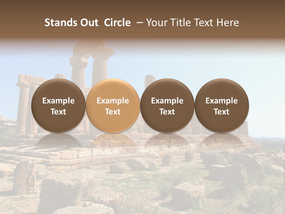 Holiday Yellow Defocused PowerPoint Template