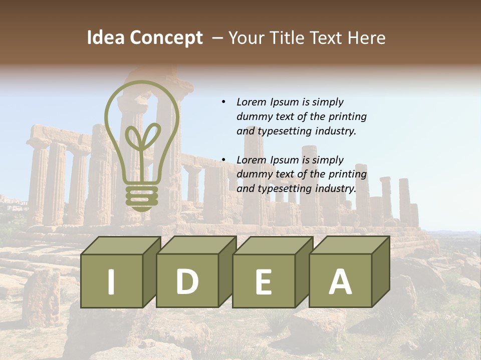 Holiday Yellow Defocused PowerPoint Template