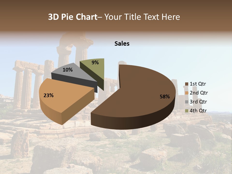 Holiday Yellow Defocused PowerPoint Template