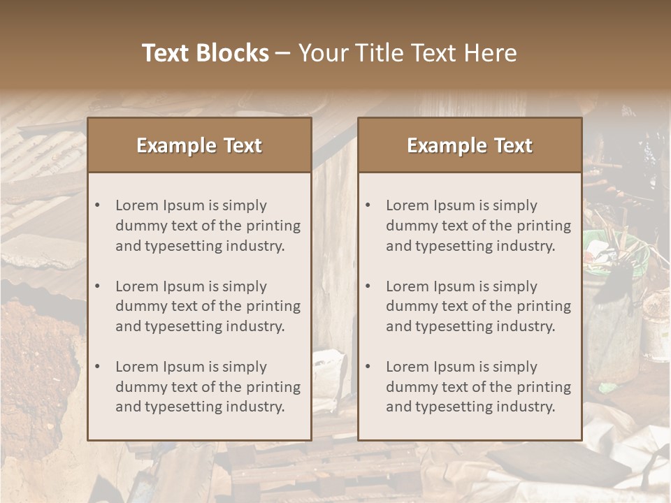 Hard Editorial Constructed PowerPoint Template