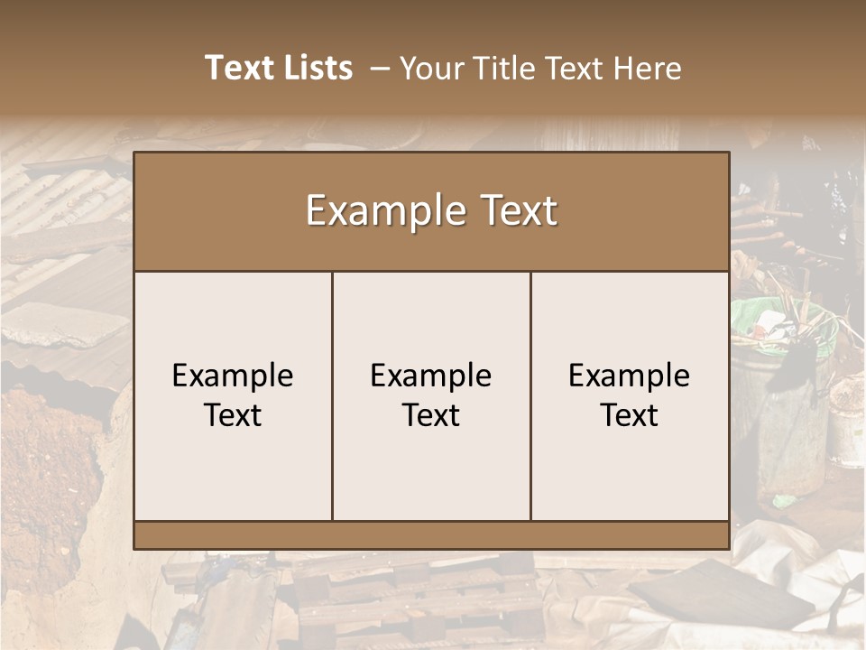 Hard Editorial Constructed PowerPoint Template