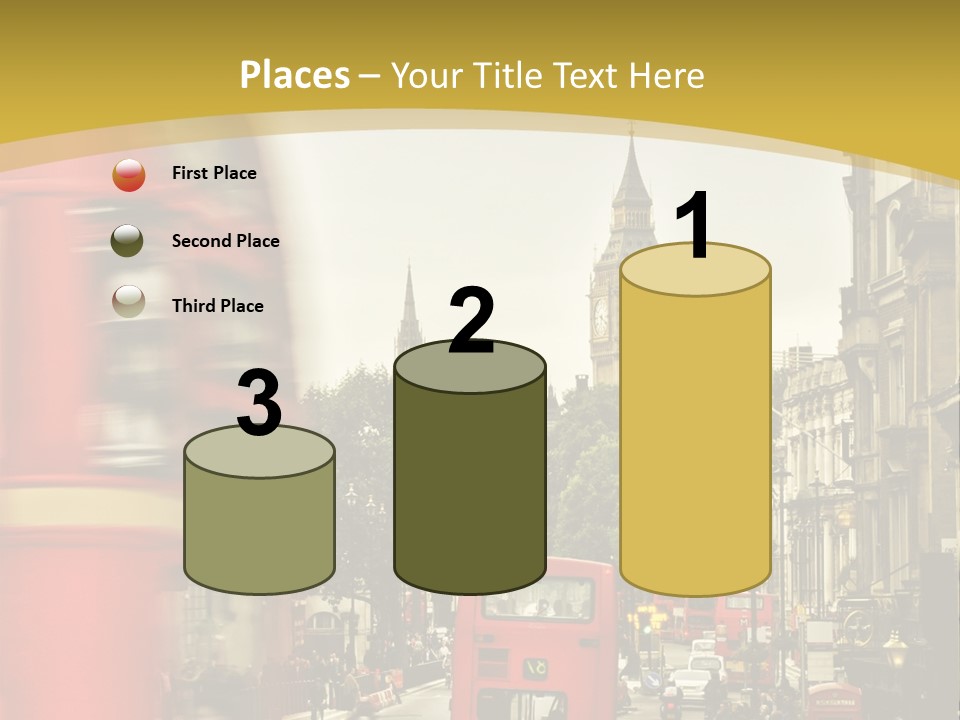 Urban England Sky PowerPoint Template