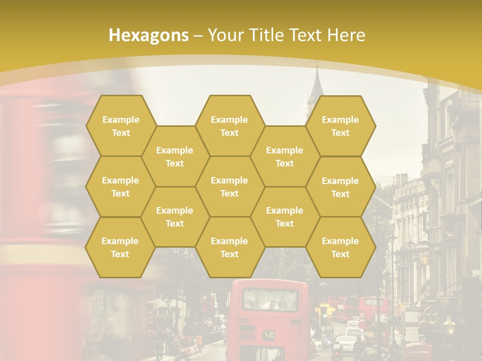 Urban England Sky PowerPoint Template