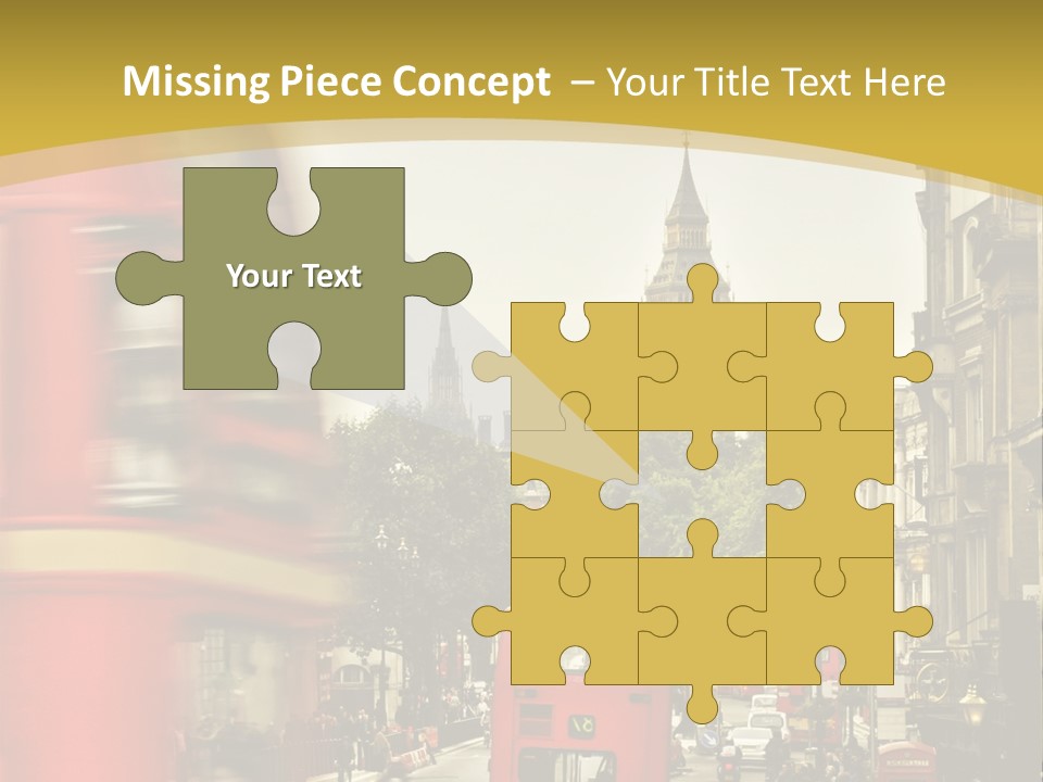 Urban England Sky PowerPoint Template