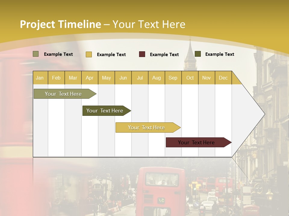 Urban England Sky PowerPoint Template
