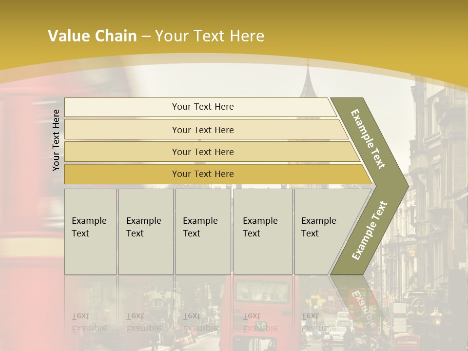 Urban England Sky PowerPoint Template