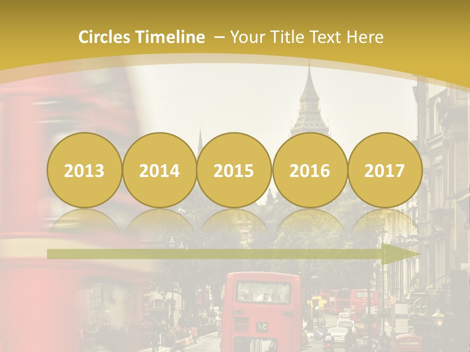 Urban England Sky PowerPoint Template