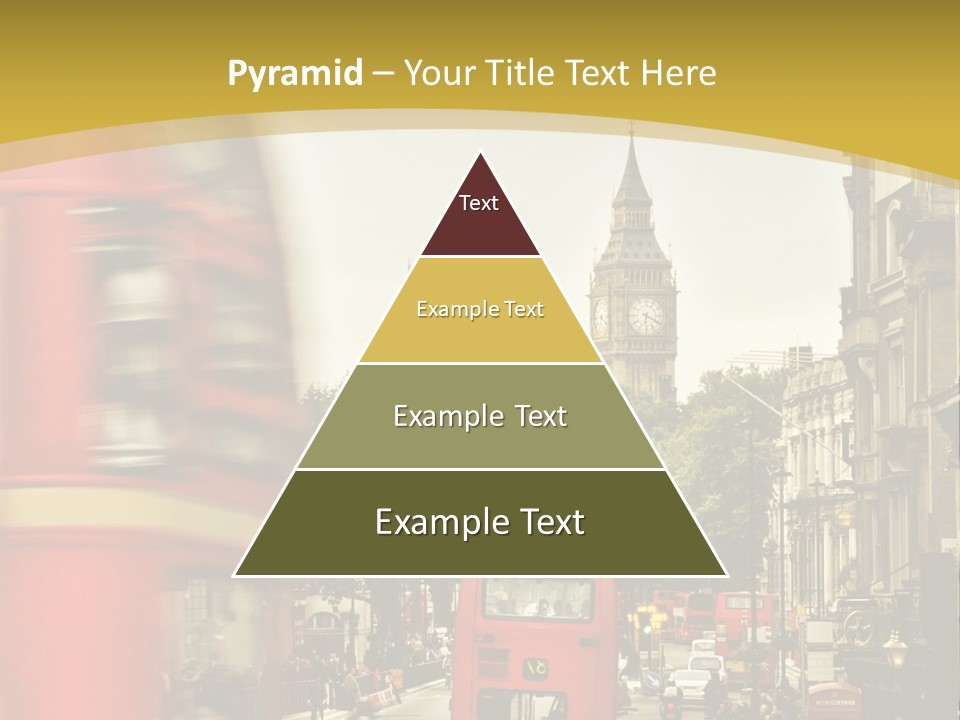 Urban England Sky PowerPoint Template