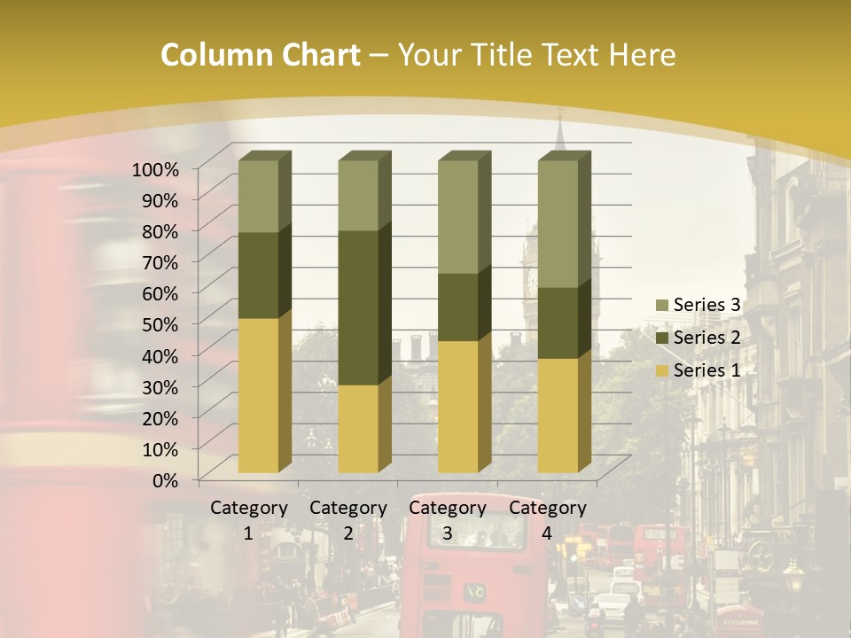 Urban England Sky PowerPoint Template