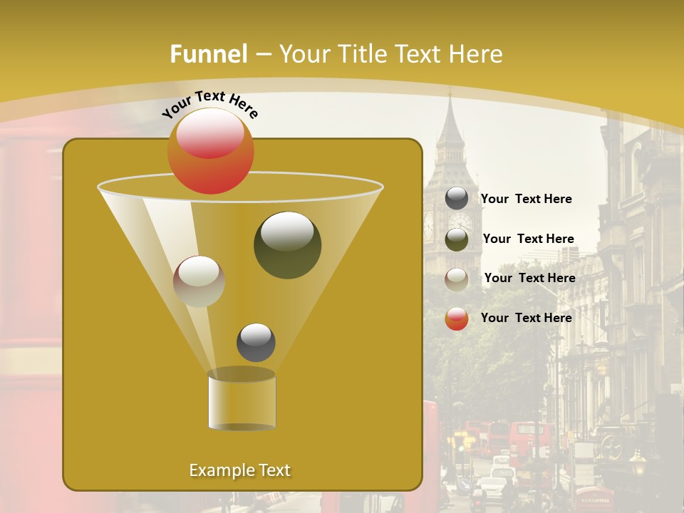 Urban England Sky PowerPoint Template