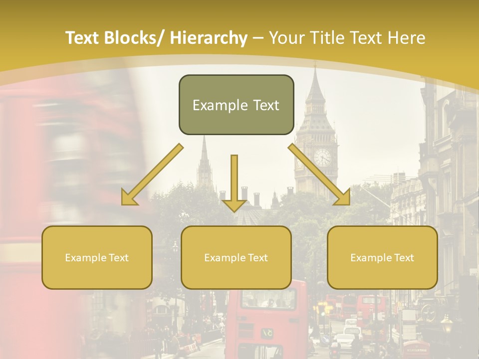 Urban England Sky PowerPoint Template