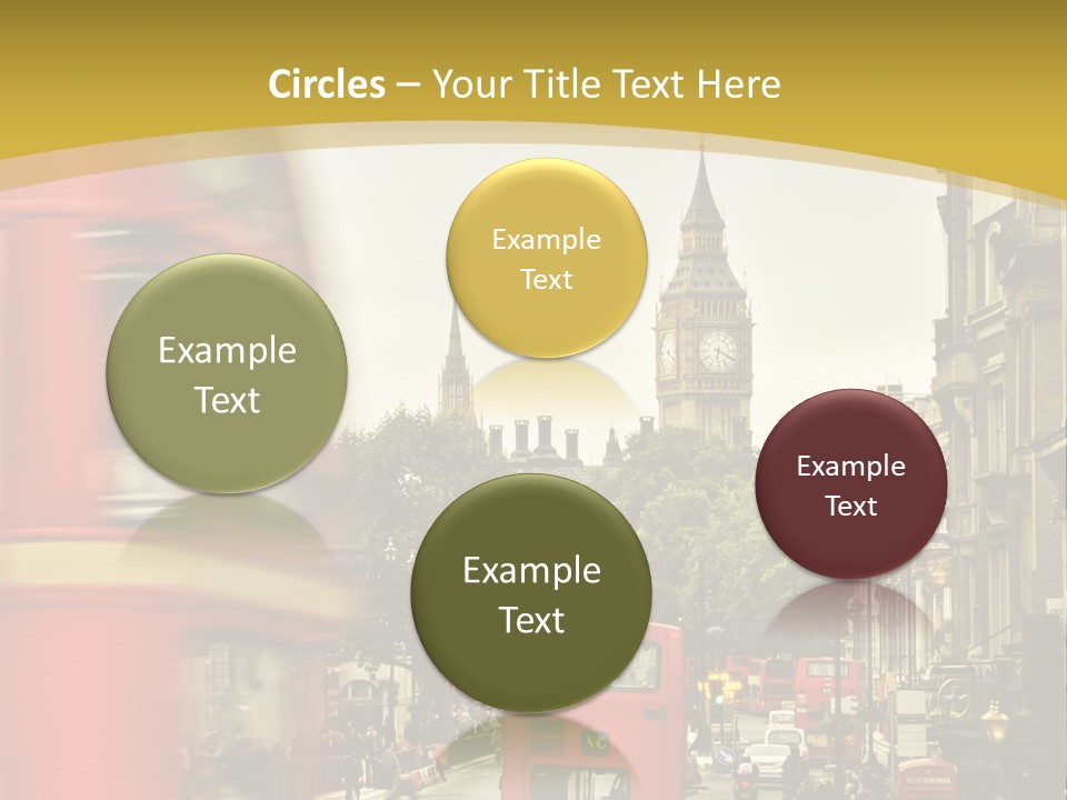 Urban England Sky PowerPoint Template