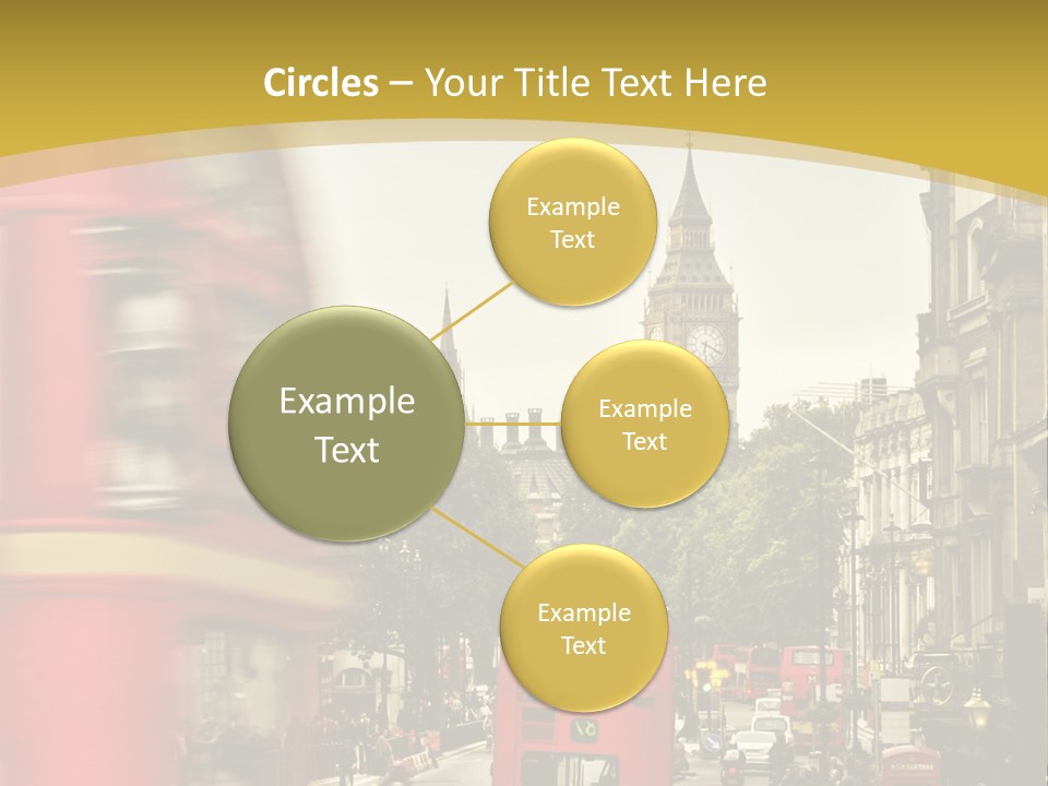 Urban England Sky PowerPoint Template