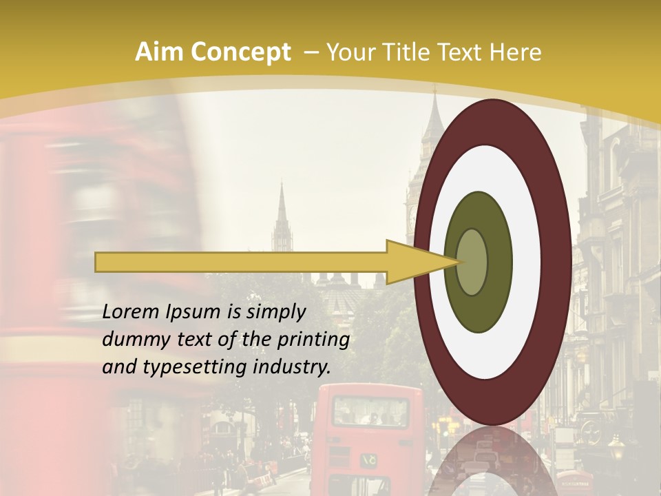 Urban England Sky PowerPoint Template