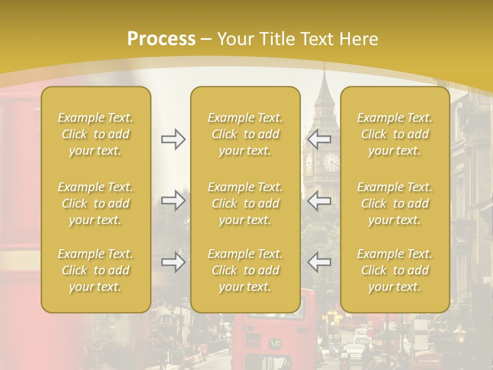 Urban England Sky PowerPoint Template