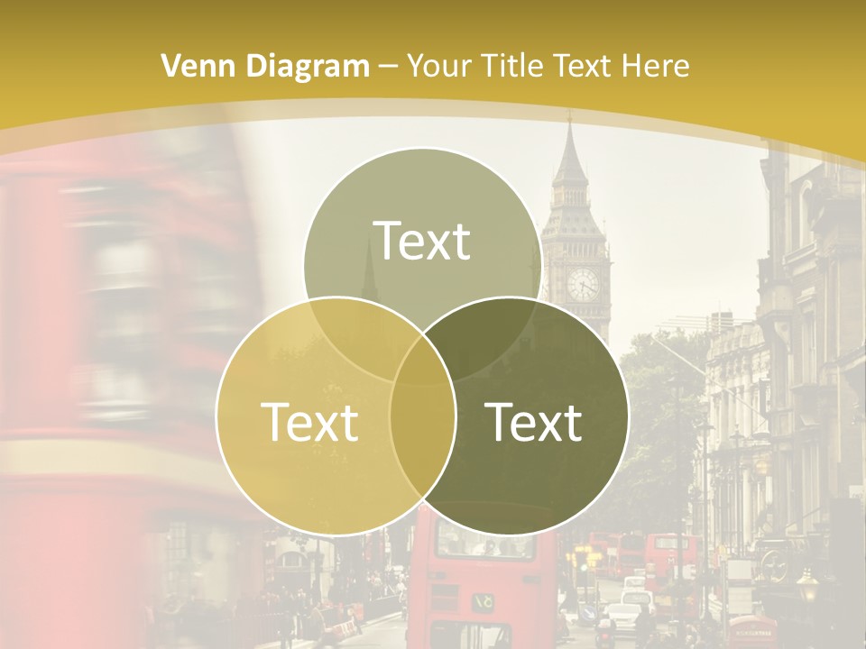 Urban England Sky PowerPoint Template