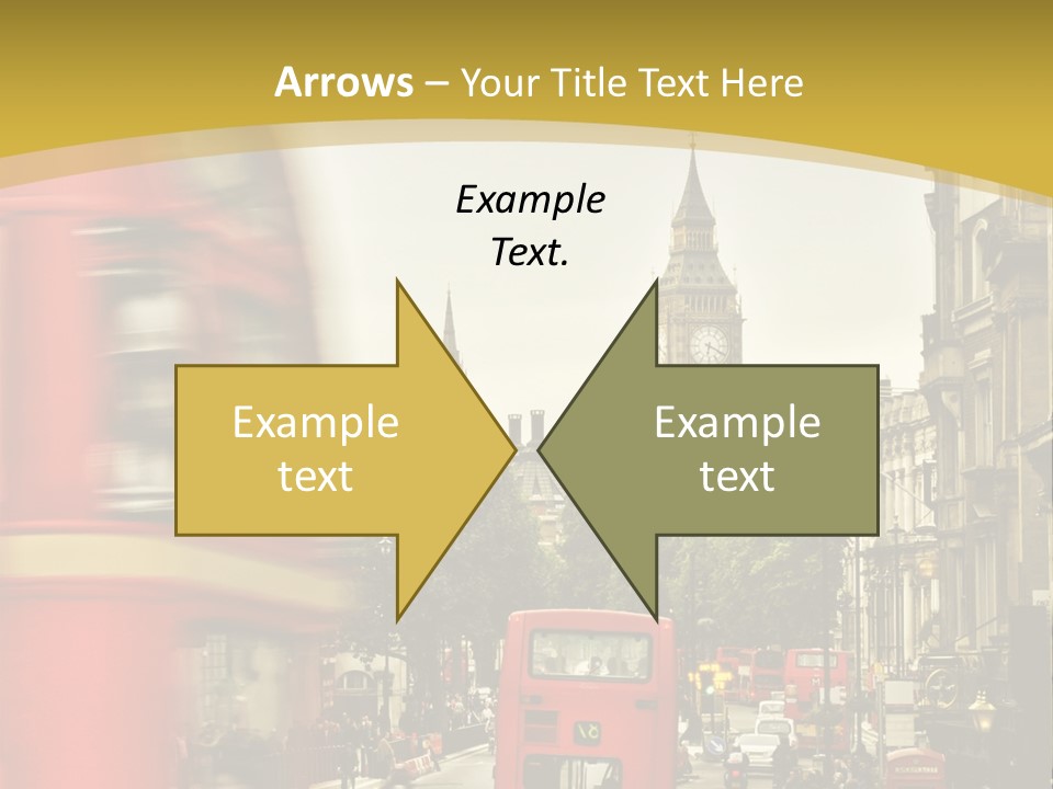 Urban England Sky PowerPoint Template