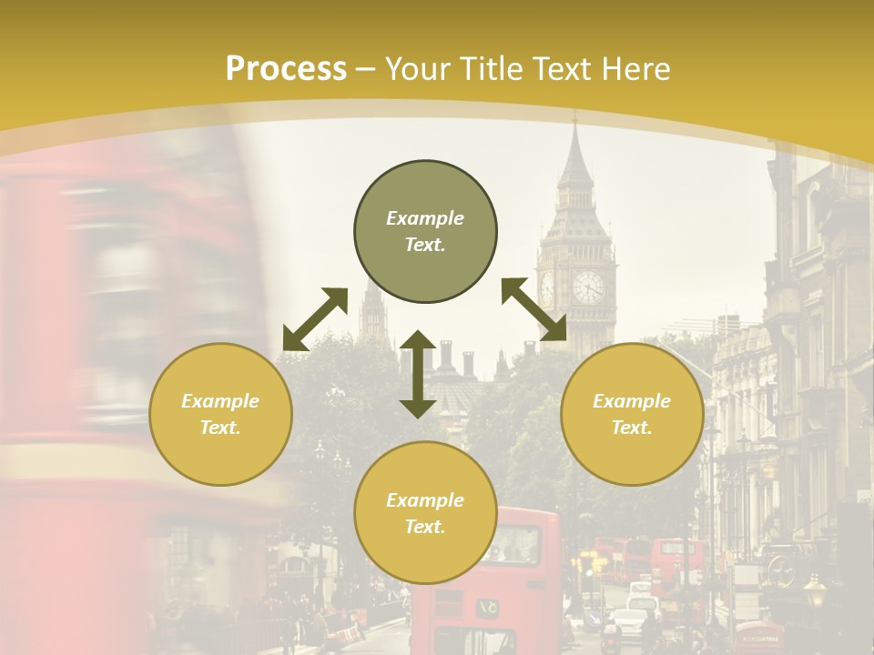 Urban England Sky PowerPoint Template