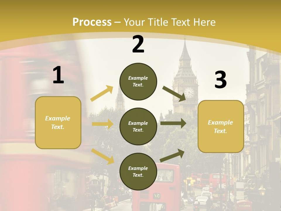 Urban England Sky PowerPoint Template