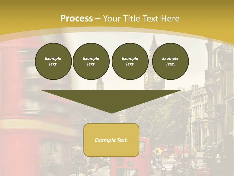 Urban England Sky PowerPoint Template