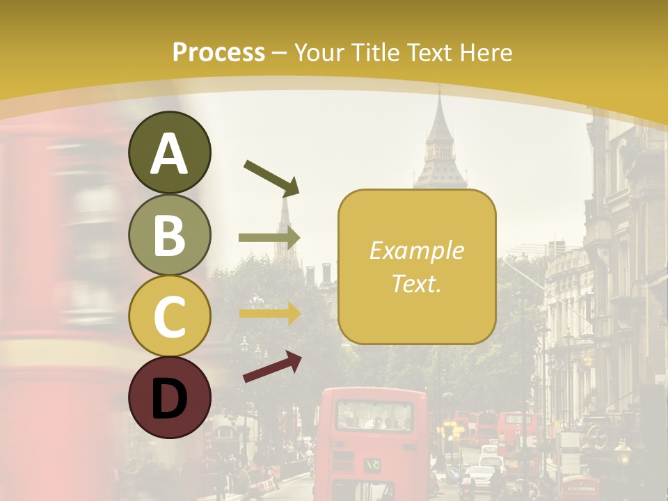 Urban England Sky PowerPoint Template