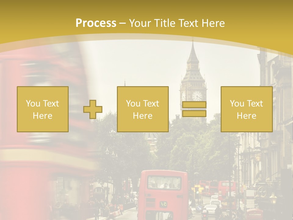 Urban England Sky PowerPoint Template